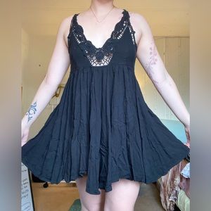 Black mini fairy dress